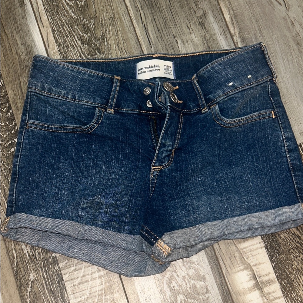 Abercrombie Kids Indigo Denim Shorts size 13/14